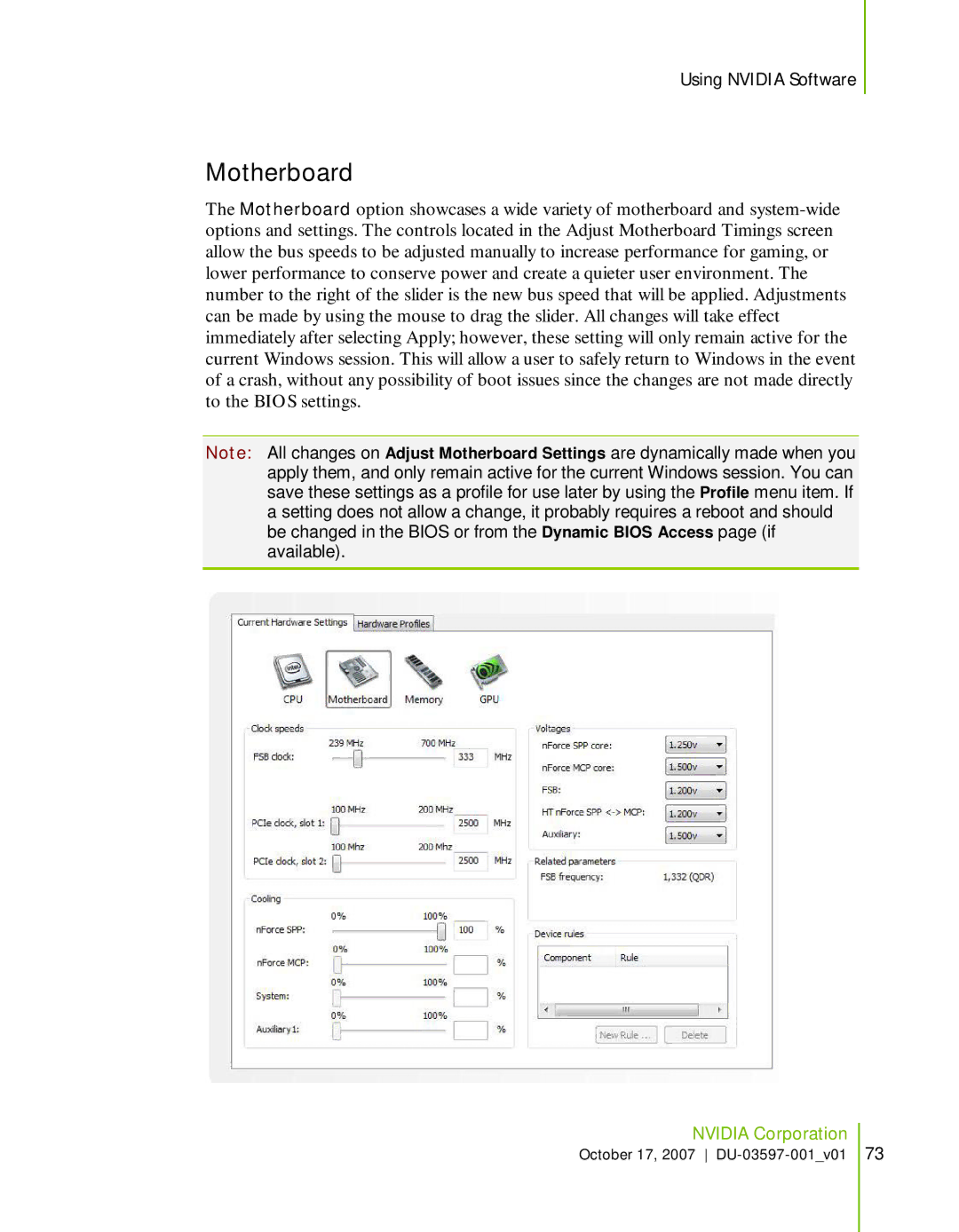 Nvidia 780I SLI manual Motherboard 