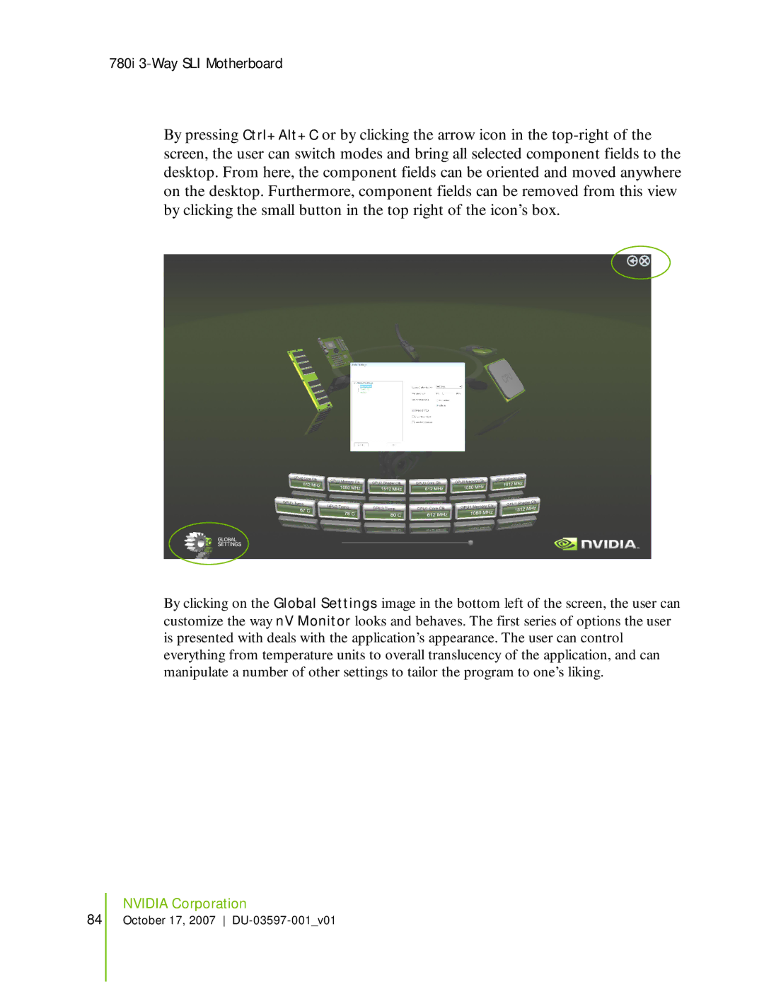 Nvidia 780I SLI manual 780i 3-Way SLI Motherboard 