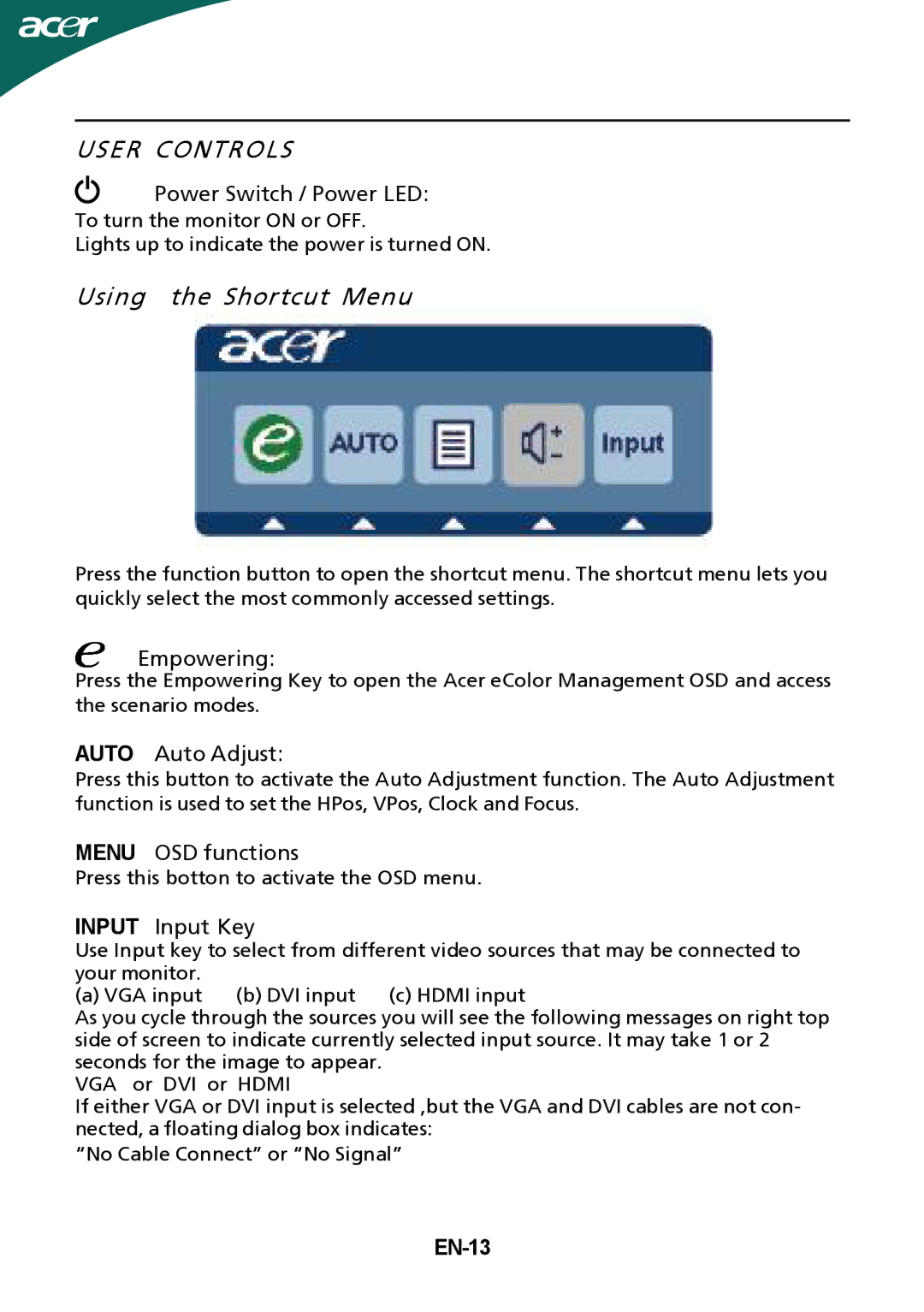 Nvidia GD245HQ manual EN-13 