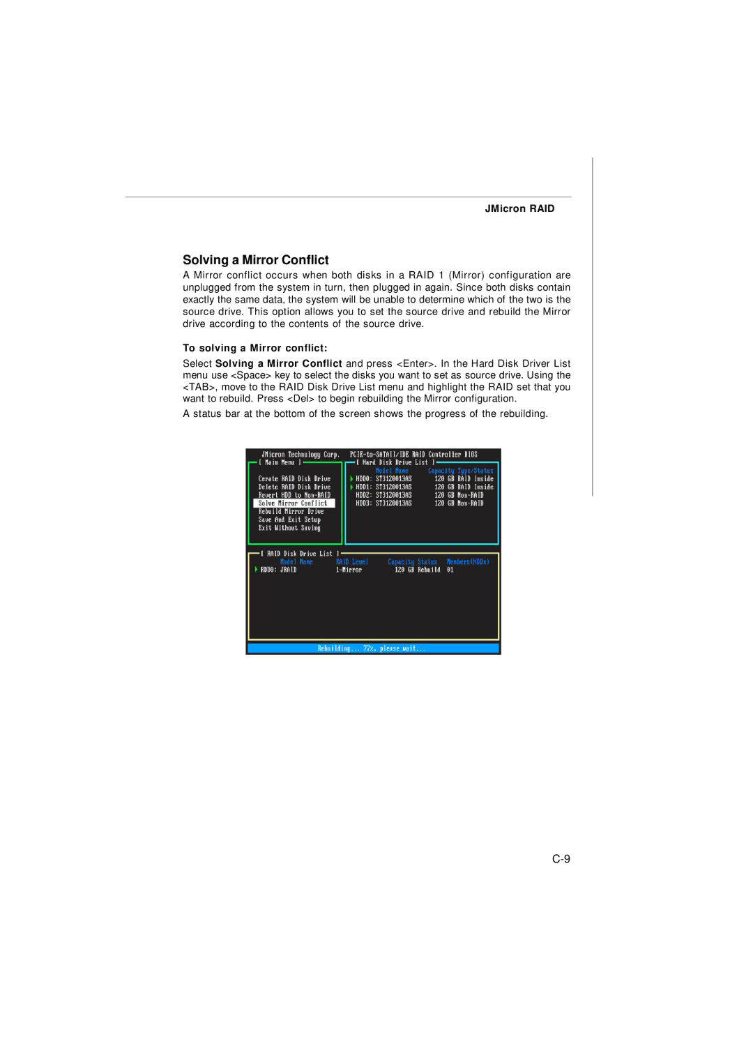 Nvidia MS-7374 manual Solving a Mirror Conflict, To solving a Mirror conflict 