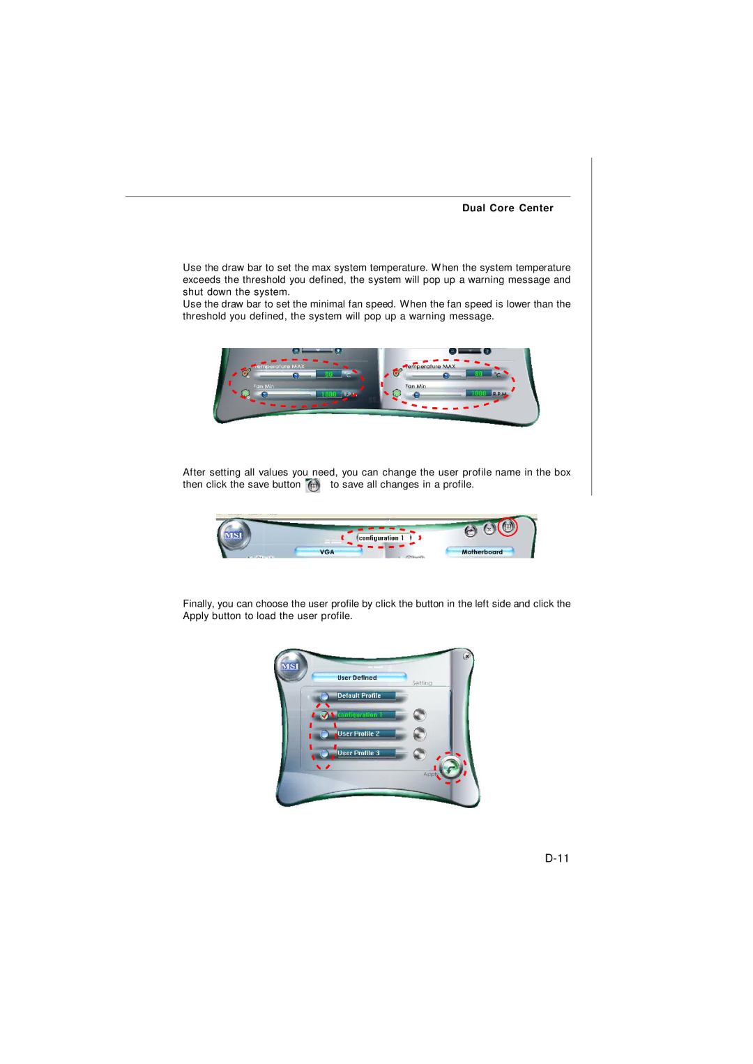 Nvidia MS-7374 manual Dual Core Center 