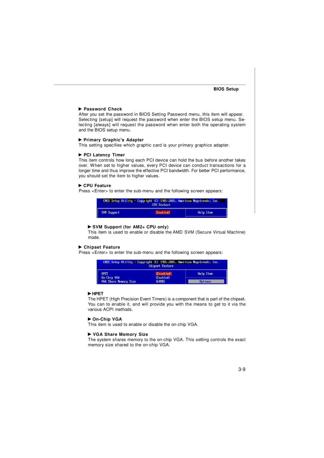 Nvidia MS-7374 manual Hpet 