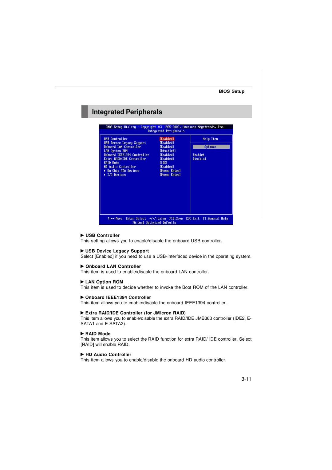 Nvidia MS-7374 manual Integrated Peripherals 