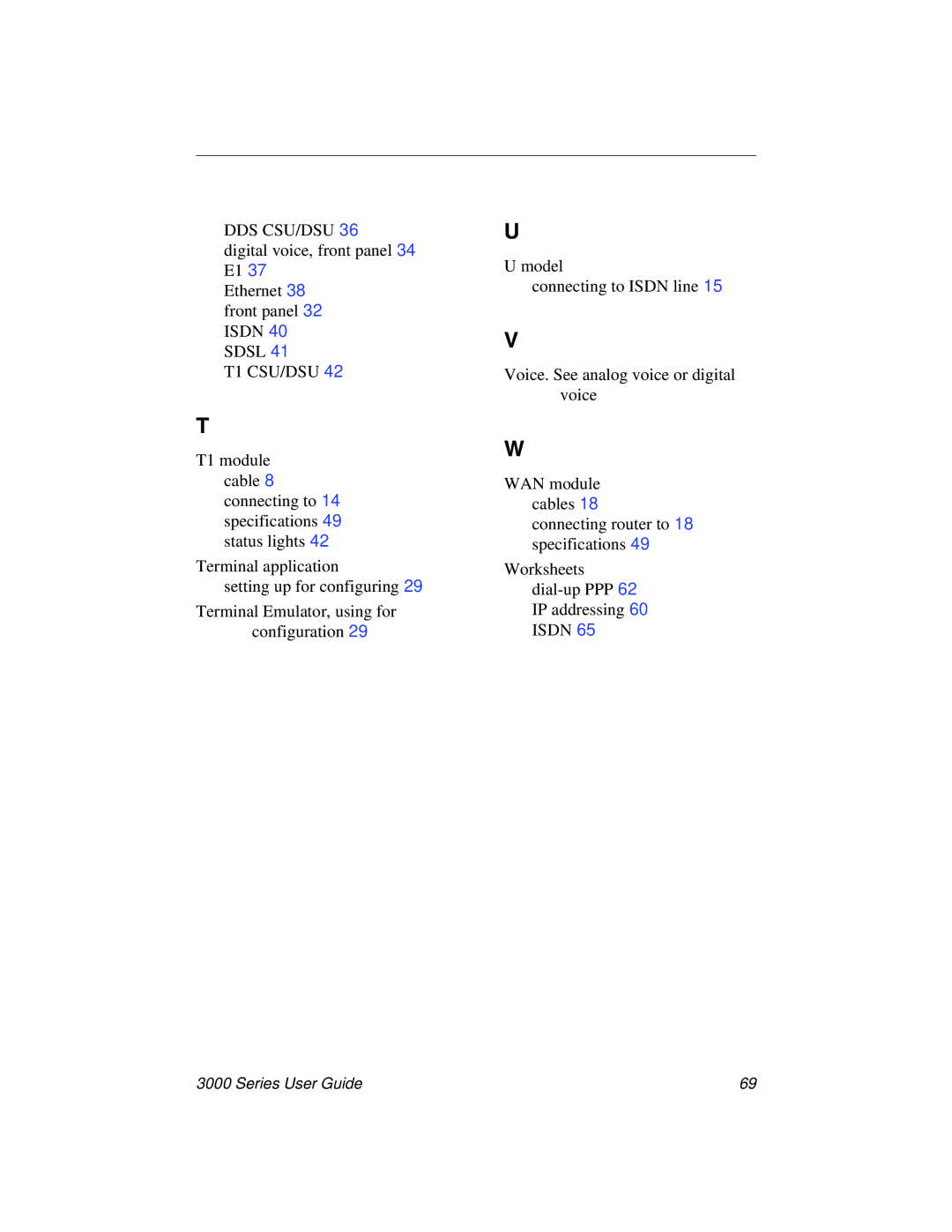 Nx Networks 3000 manual Dds Csu/Dsu 