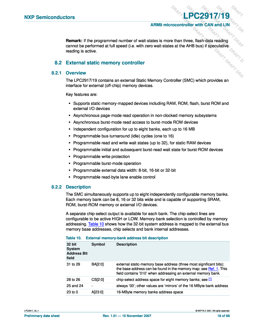 NXP Semiconductors LPC2919 user manual Overview, Description, DLPC2917/19 