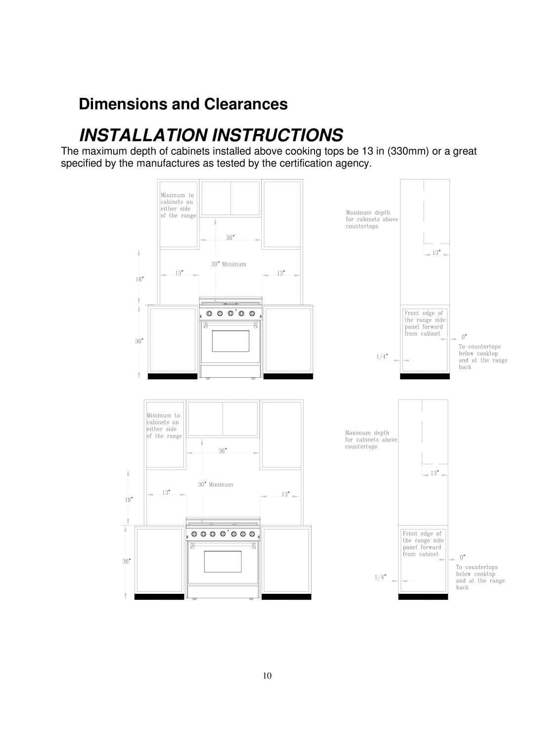 NXR BX3031, DRGB4801, BX3062 manual Installation Instructions 