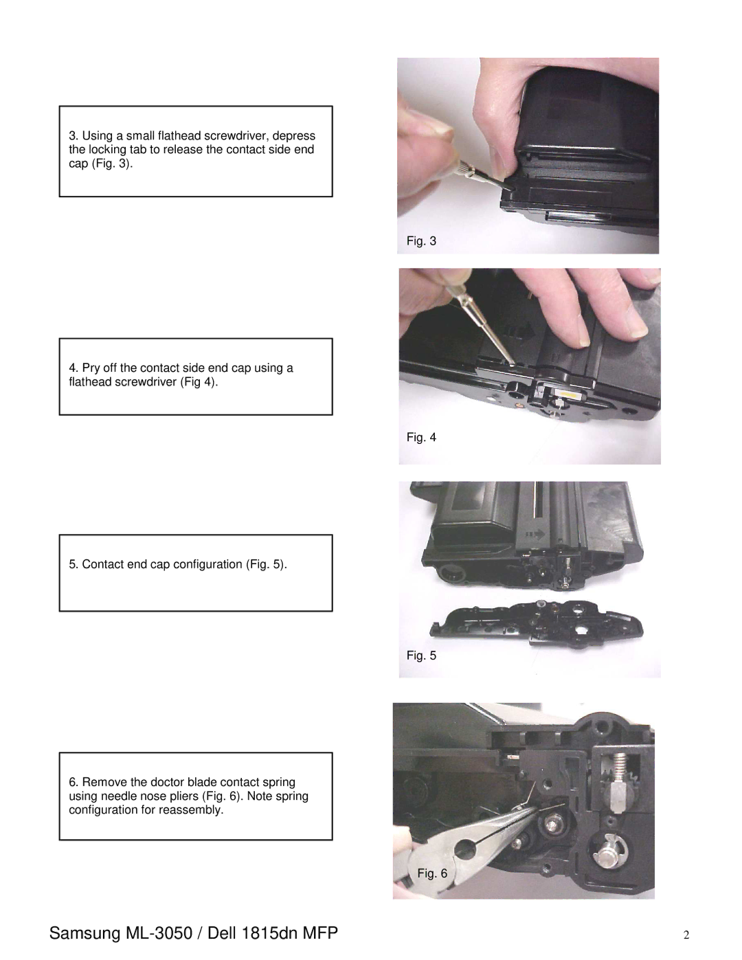 Oasis Concepts manual Samsung ML-3050 / Dell 1815dn MFP 