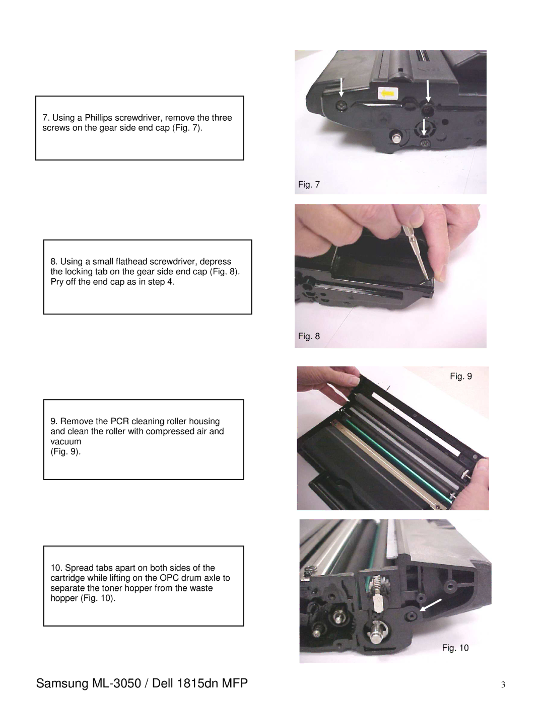 Oasis Concepts manual Samsung ML-3050 / Dell 1815dn MFP 