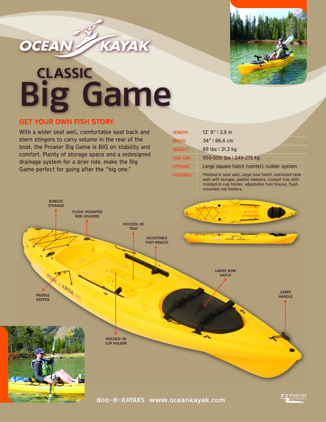 Ocean Kayak Big Game manual 