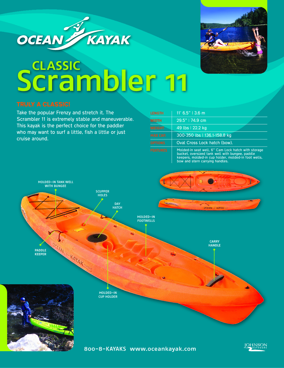 Ocean Kayak Scrambler 11 manual 