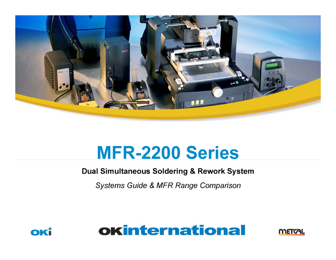 OK International MFR-2200 Series manual 