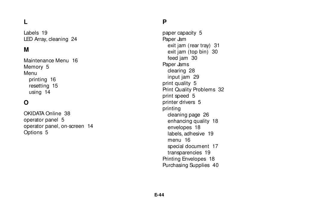 Oki 10e user manual 