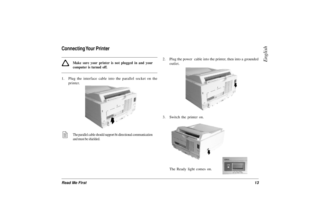 Oki 10i manual Connecting Your Printer 