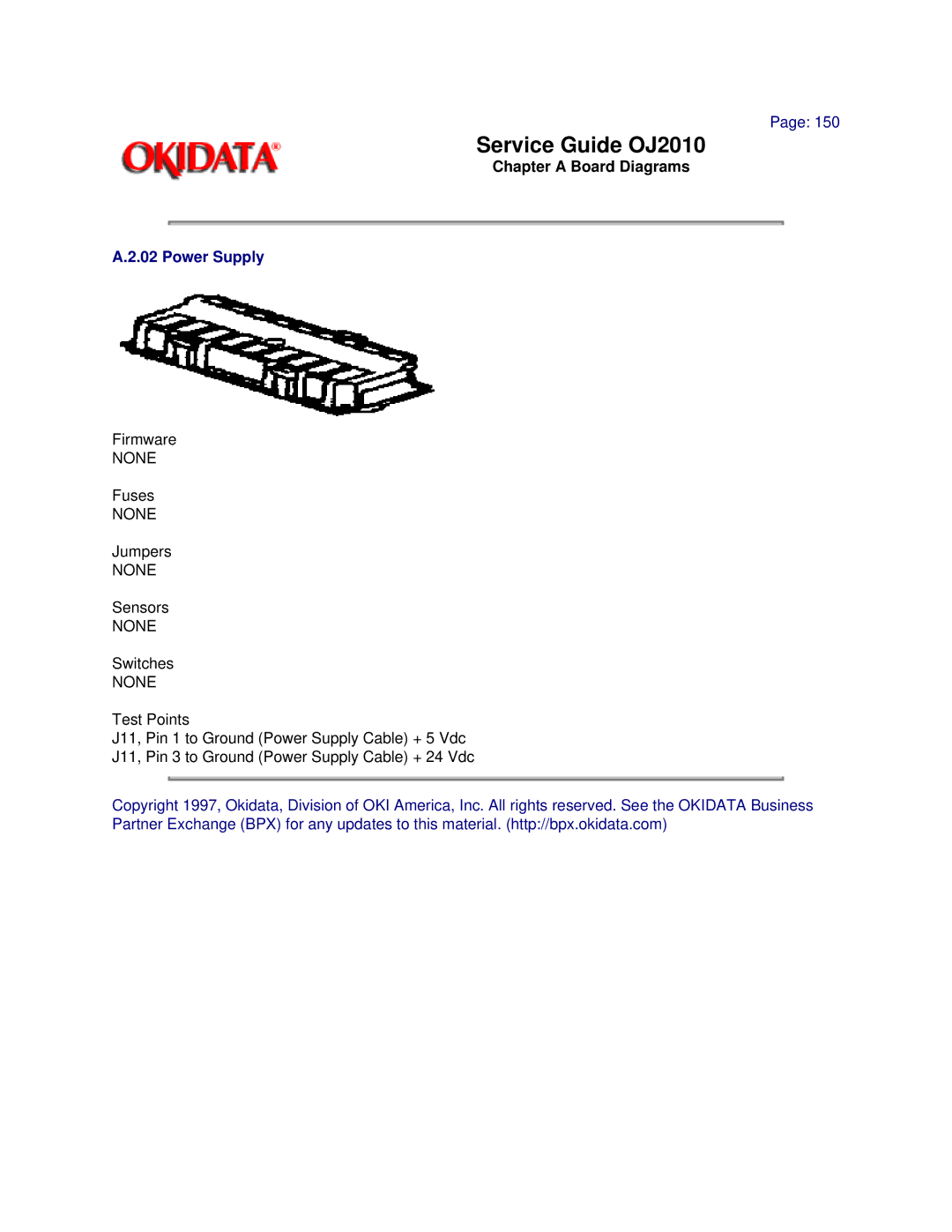 Oki manual Service Guide OJ2010 