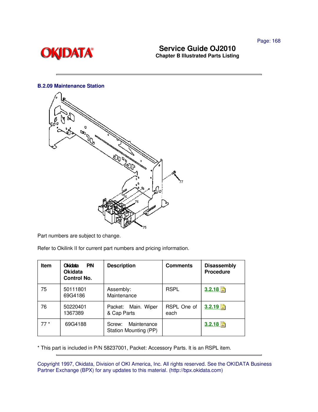 Oki 2010 manual Assembly 