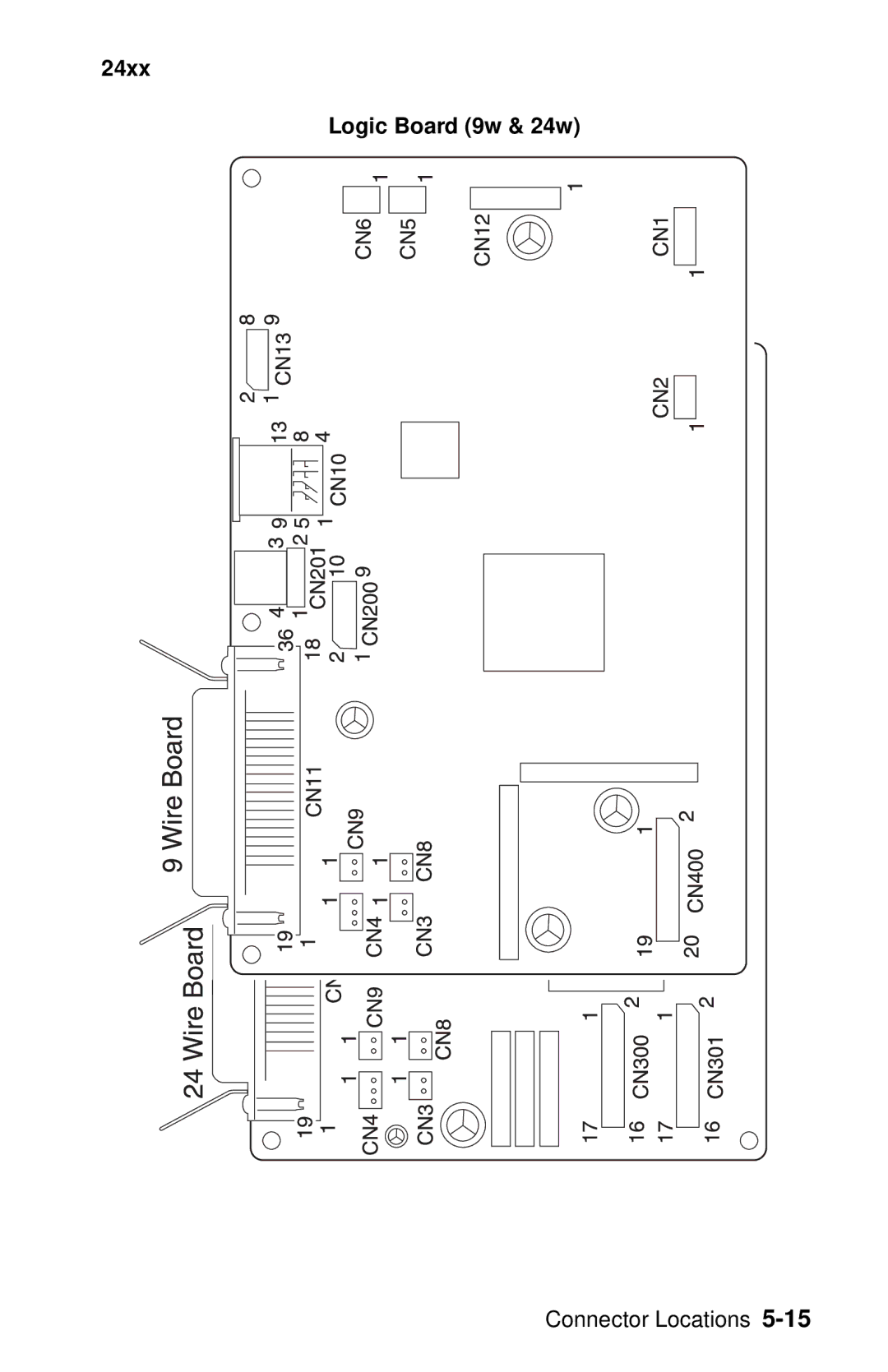 Oki 2400 manual 24xx Logic Board 9w & 24w 