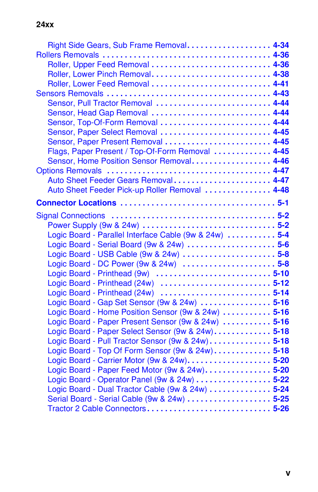 Oki 2400 manual Connector Locations 