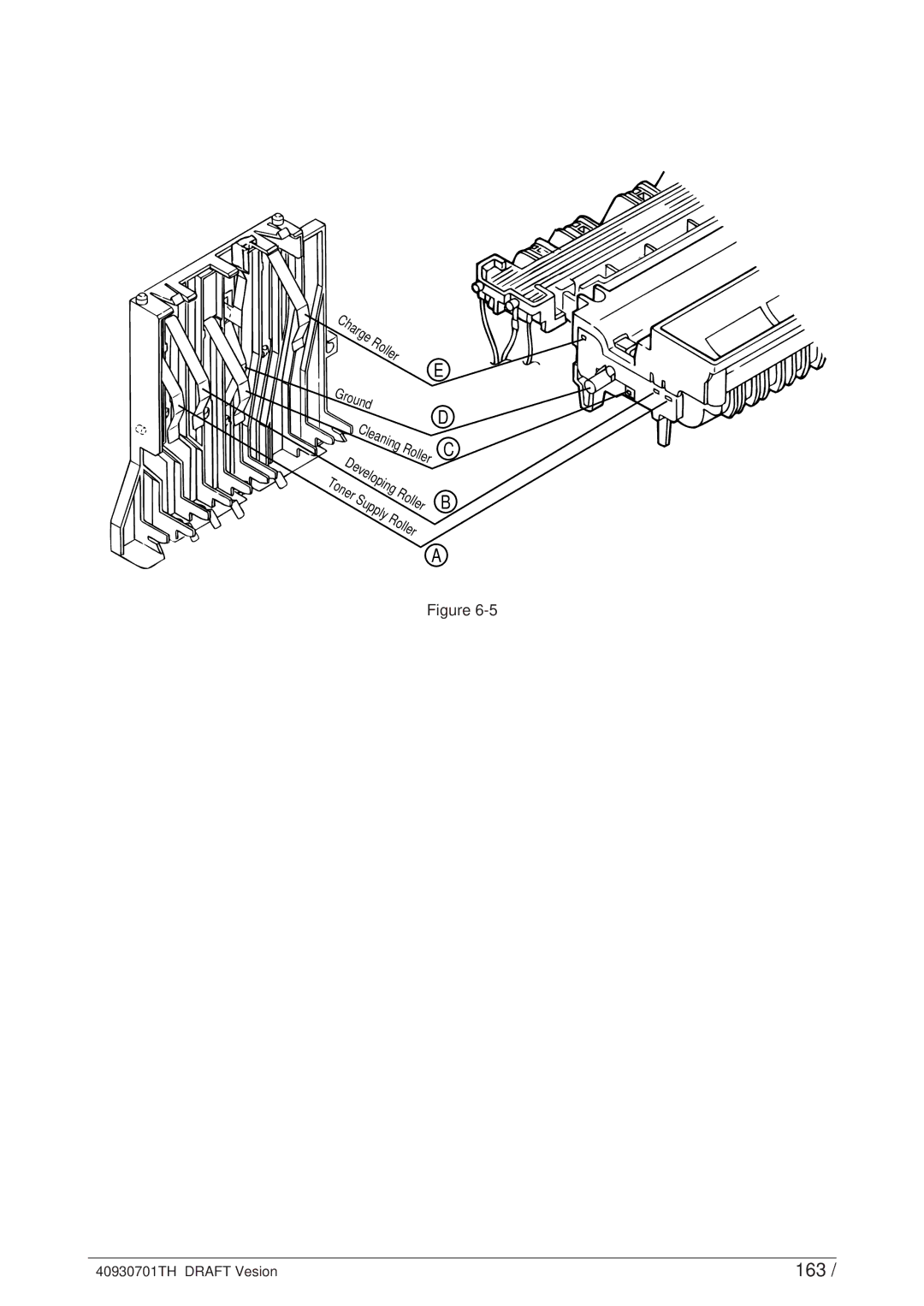 Oki 24DX manual 163, Roller 