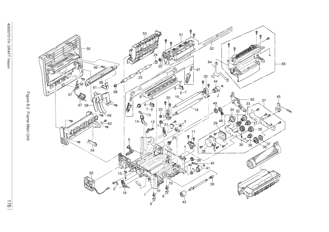 Oki 24DX manual 176, Frame-Main 