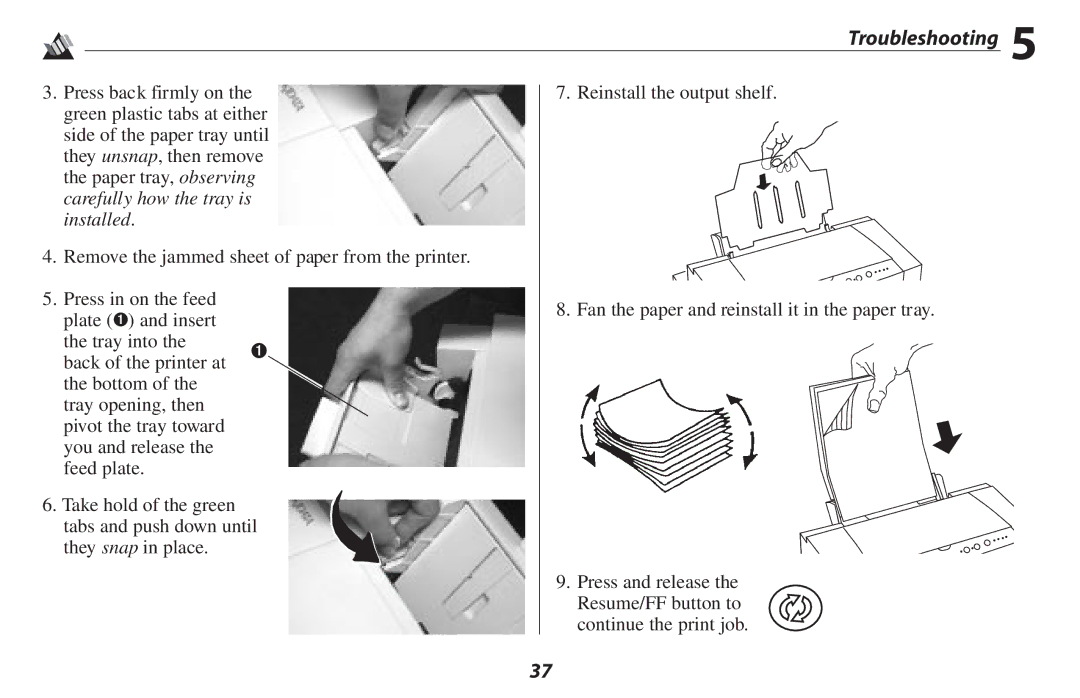 Oki 2500 manual Troubleshooting 