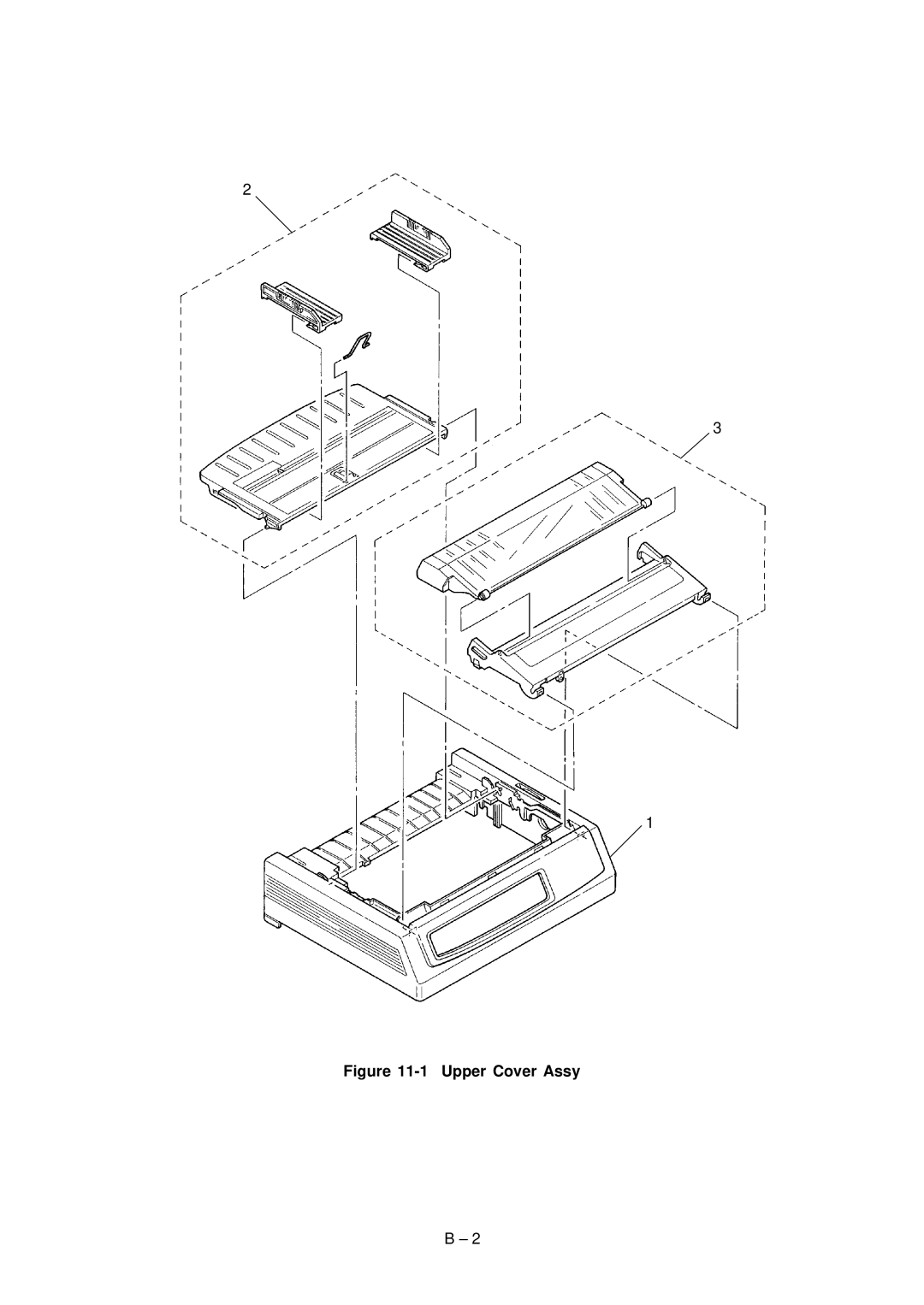 Oki 3321, 3320 specifications Upper Cover Assy 