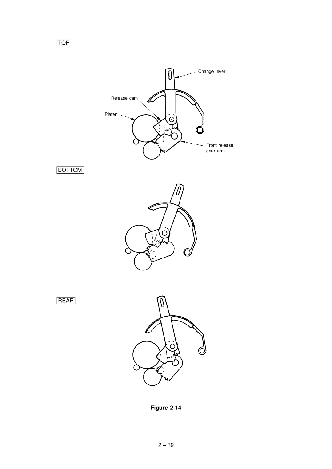 Oki 3321, 3320 specifications Top, Bottom Rear 