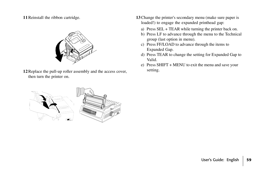 Oki 391, 390 manual User’s Guide English 