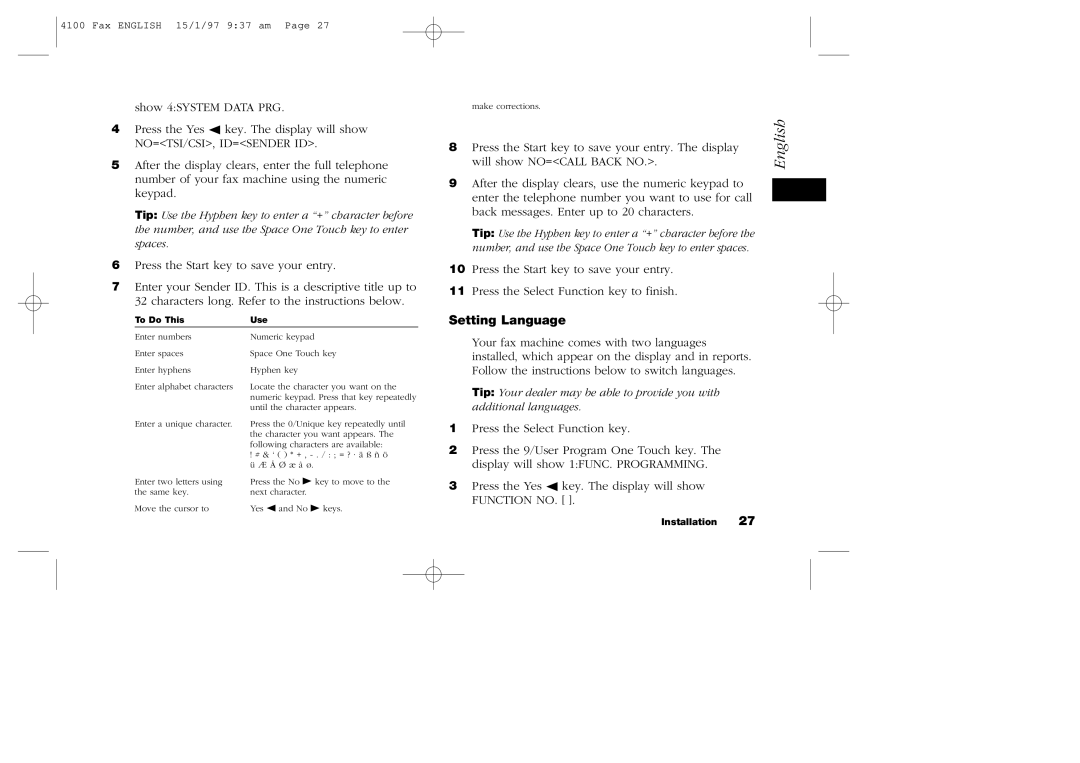 Oki 4100 manual Setting Language, To Do This Use 