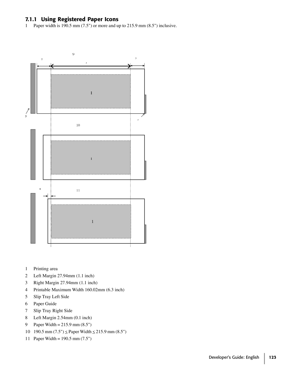 Oki 425D manual Using Registered Paper Icons 