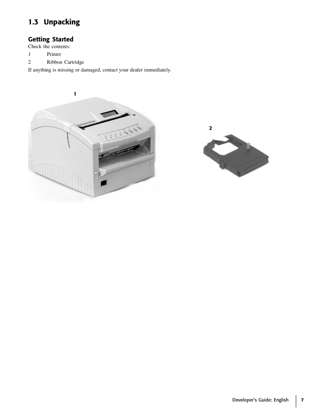 Oki 425D manual Unpacking, Getting Started 