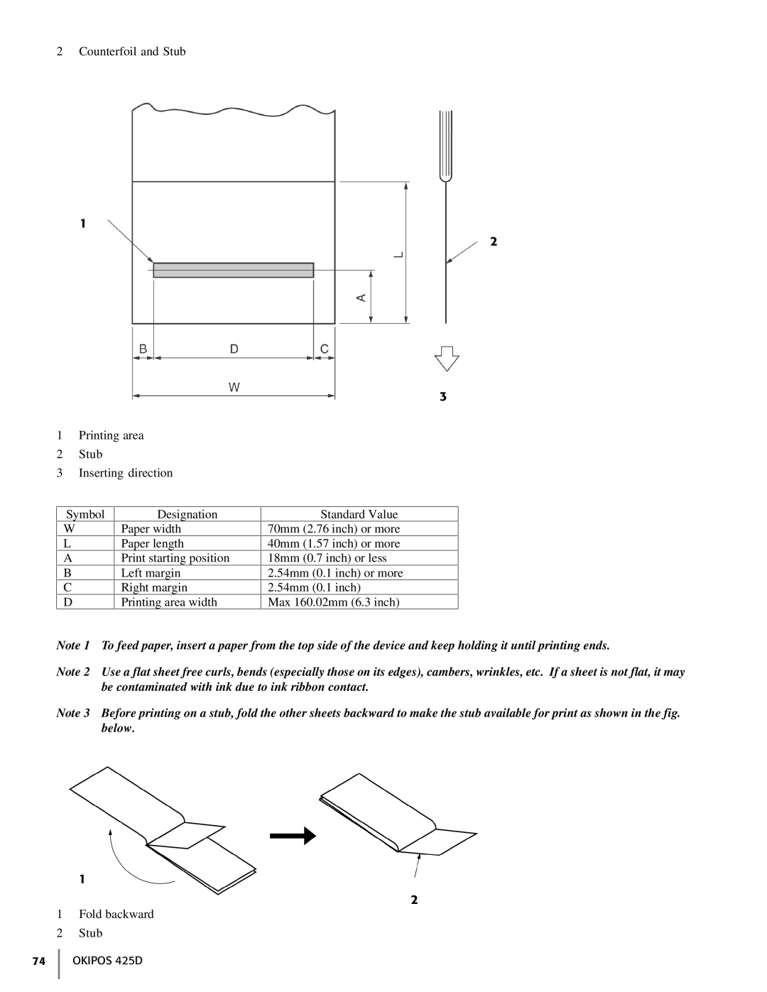 Oki manual Okipos 425D 