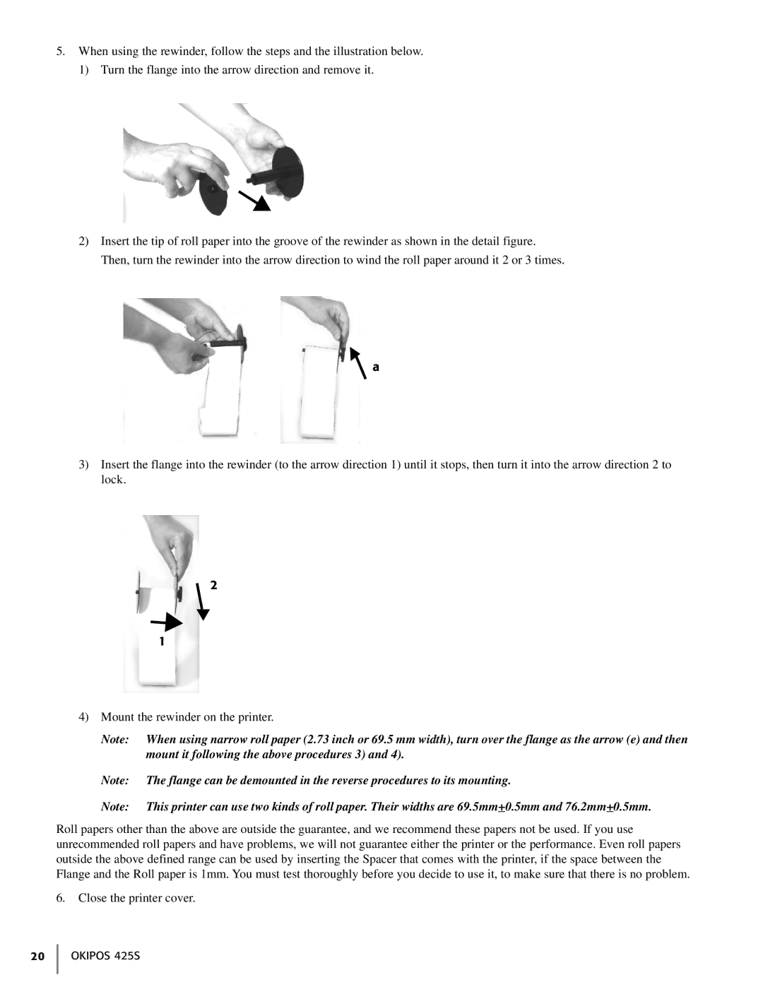 Oki 425S manual Mount it following the above procedures 3 