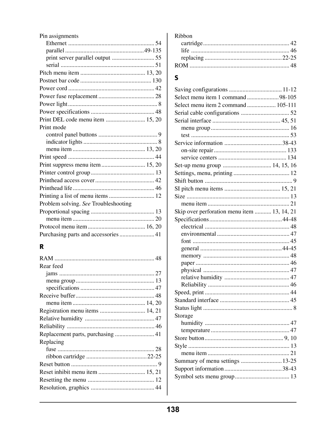 Oki 4410 manual 138, Print mode 