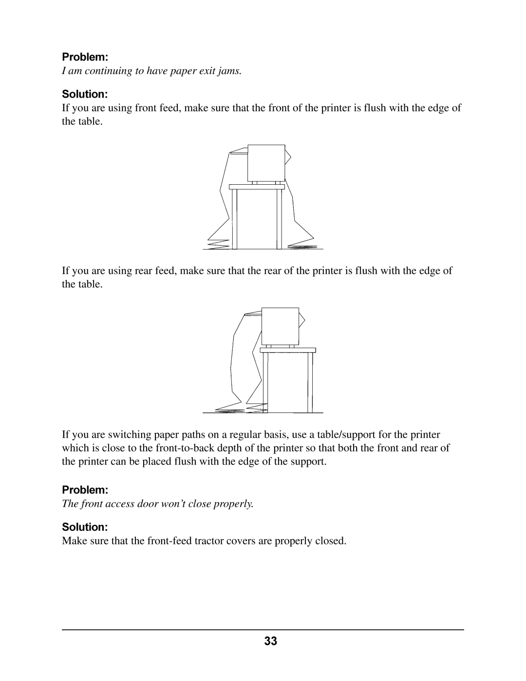 Oki 4410 manual Am continuing to have paper exit jams 