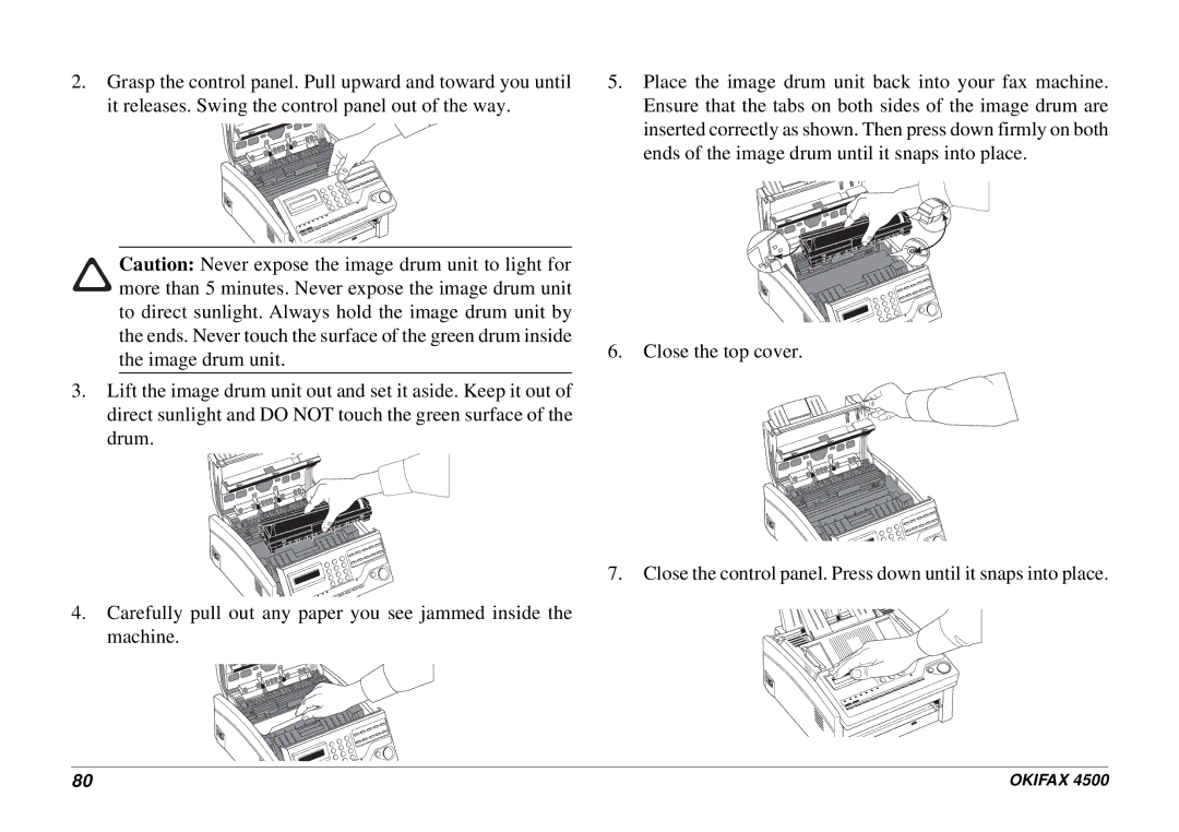 Oki 4500 manual Okifax 