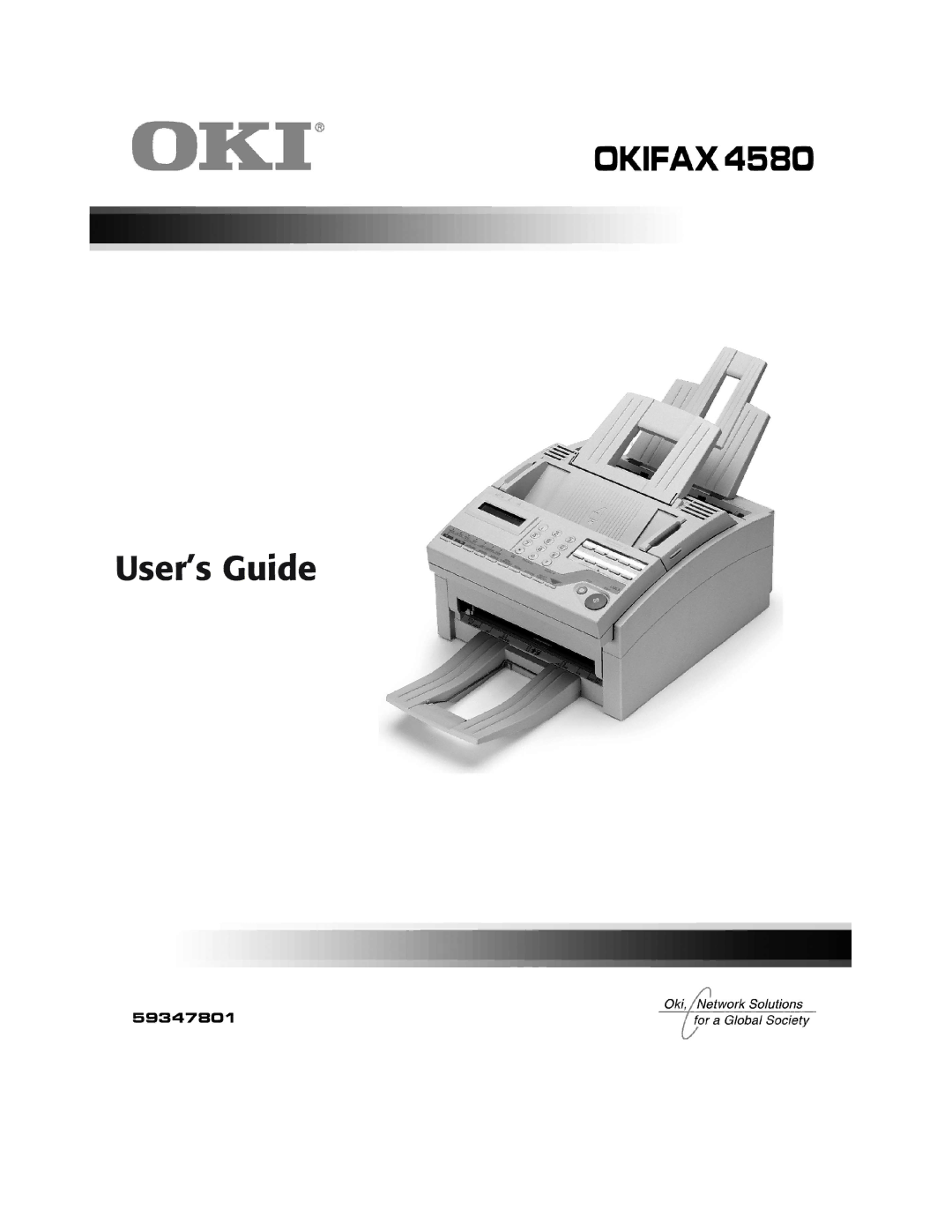 Oki 4580 manual User’s Guide 