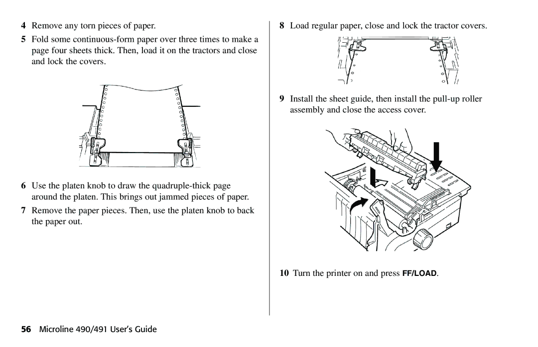 Oki manual Microline 490/491 User’s Guide 