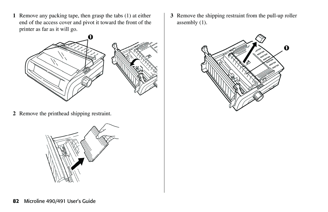 Oki manual Microline 490/491 User’s Guide 