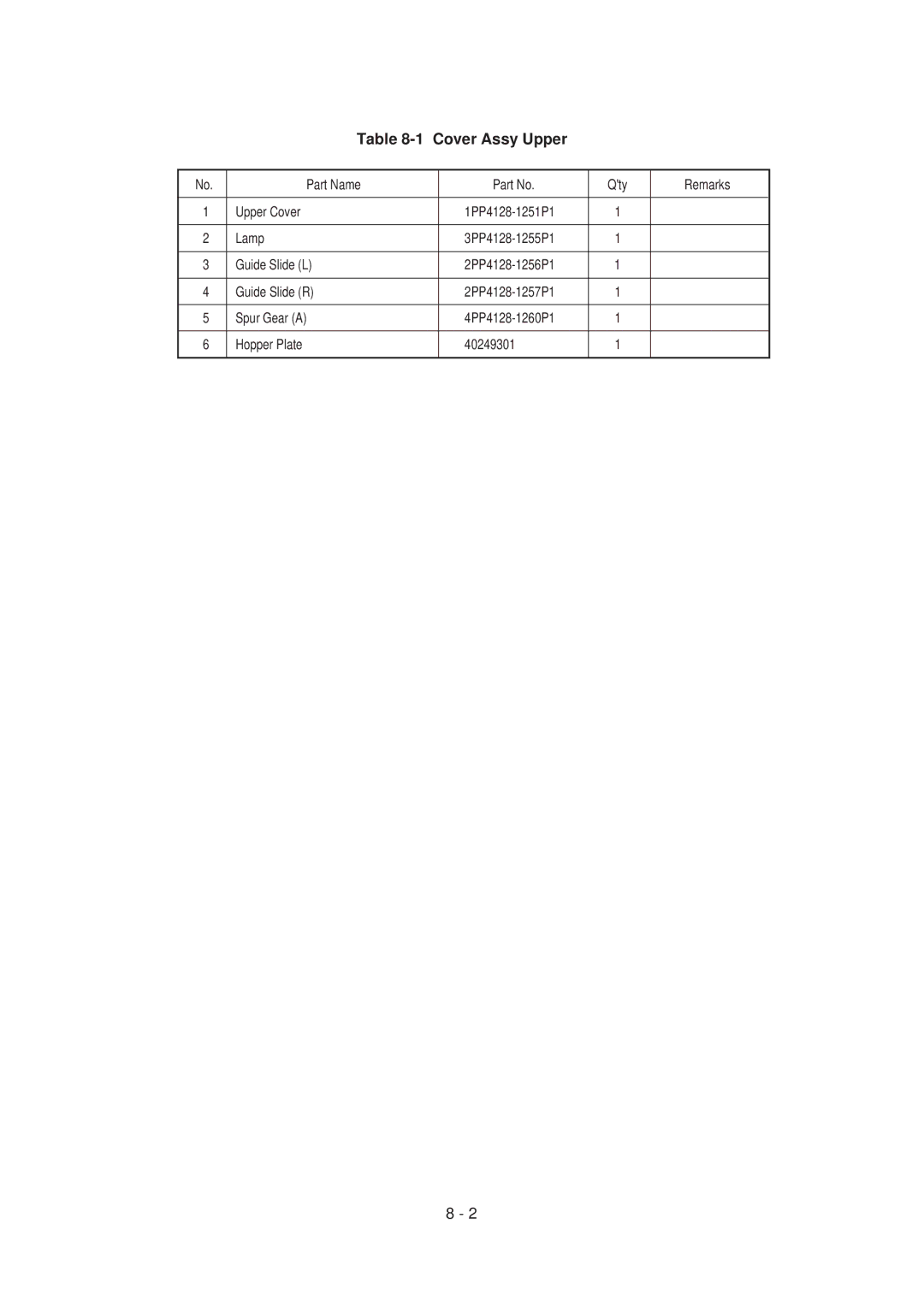 Oki 4M, 4W PLUS specifications Cover Assy Upper 