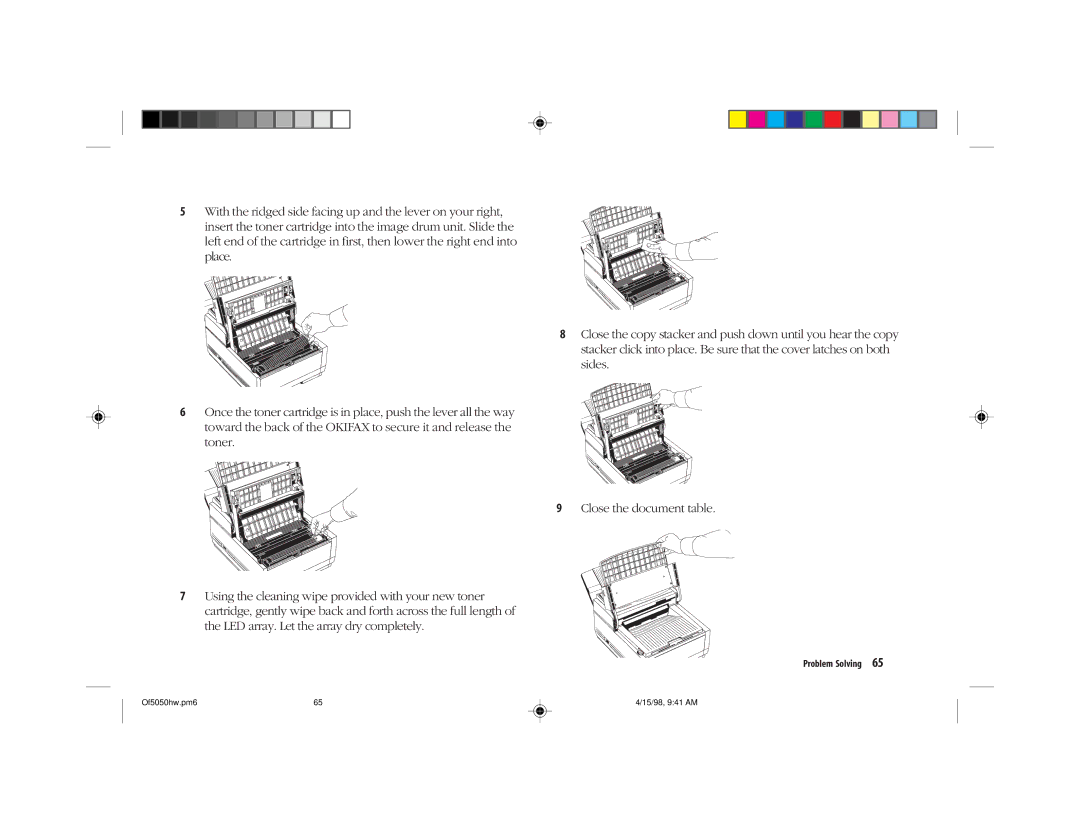 Oki 5050 manual 15/98, 941 AM 