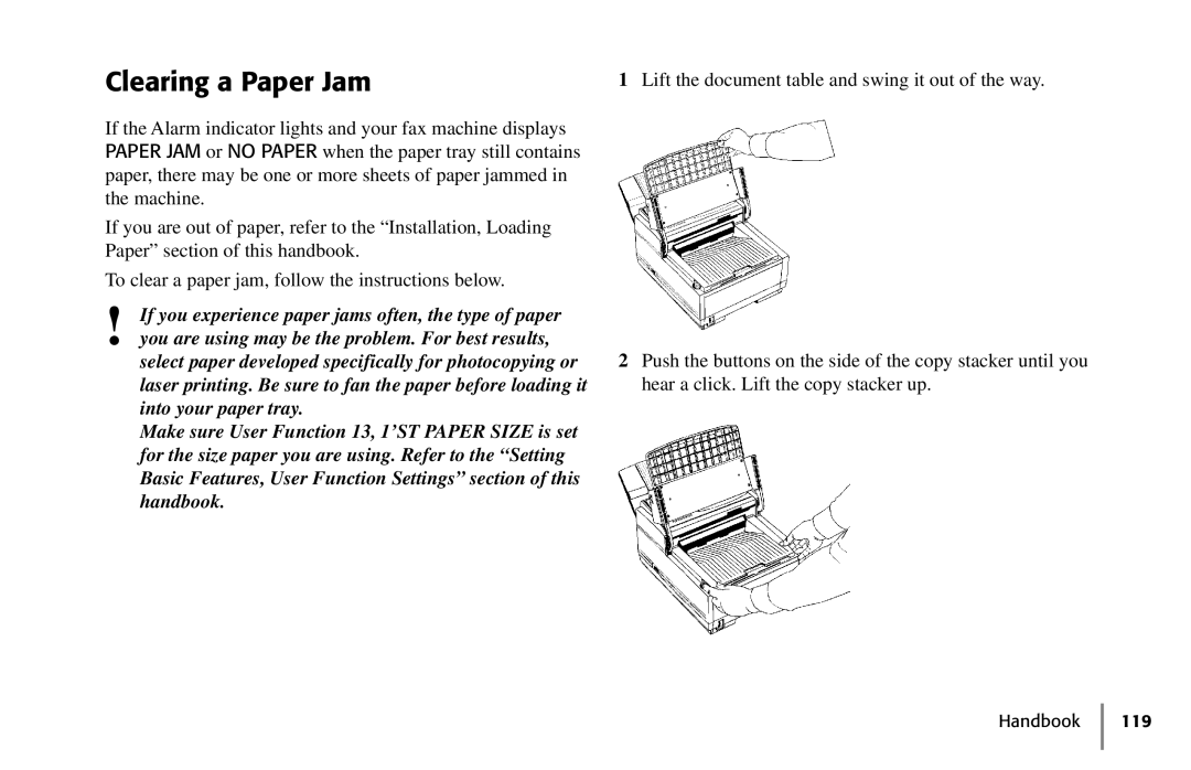 Oki 5250 manual Clearing a Paper Jam 