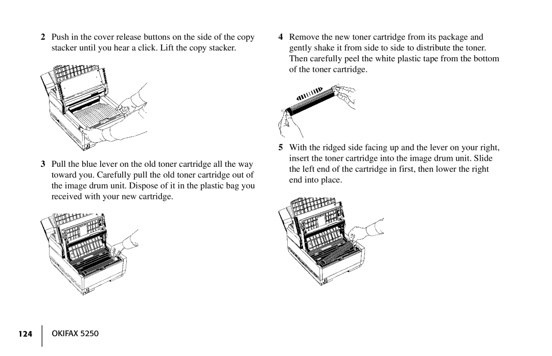 Oki 5250 manual Okifax 