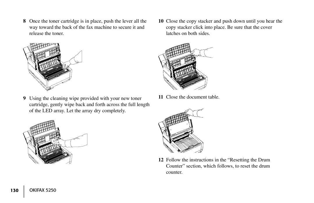 Oki 5250 manual Okifax 