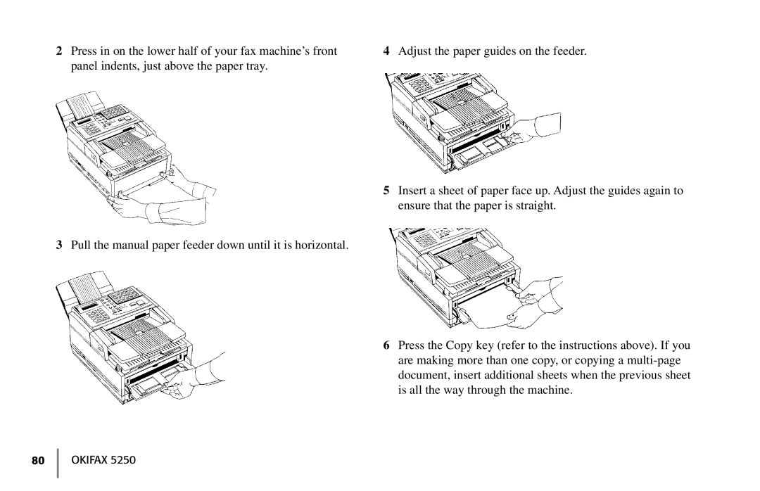 Oki 5250 manual Okifax 