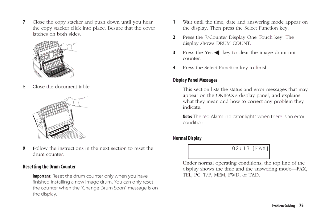 Oki 5300 Plus manual 0213 FAX 