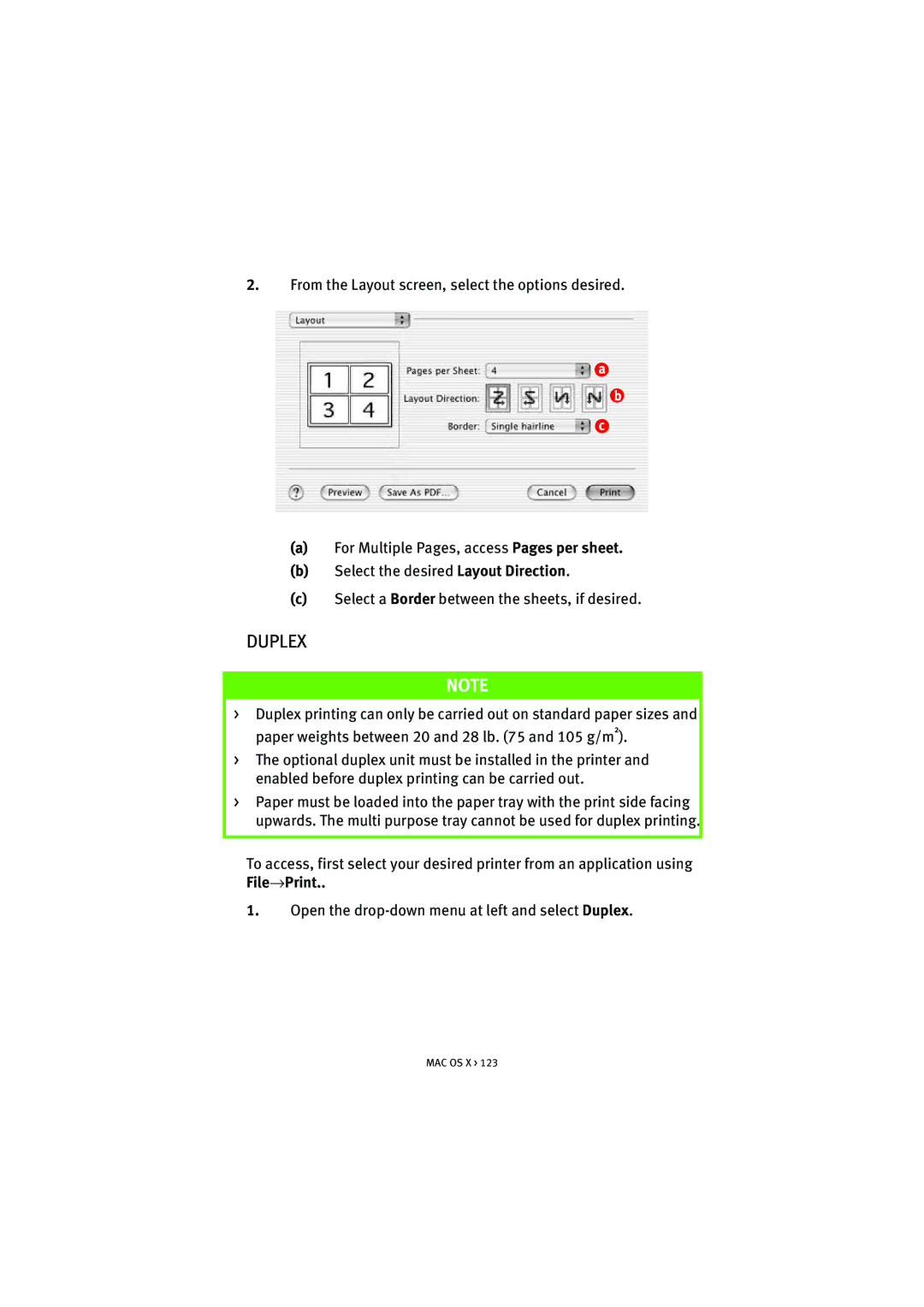 Oki 5300n manual Duplex 