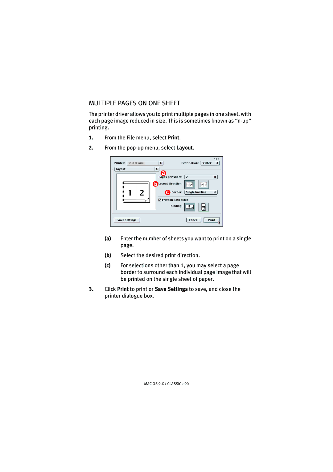 Oki 5300n manual Multiple Pages on ONE Sheet 