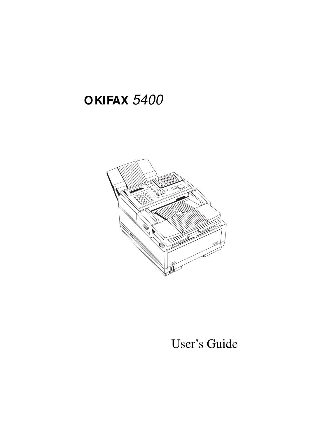 Oki 5400 manual Okifax 