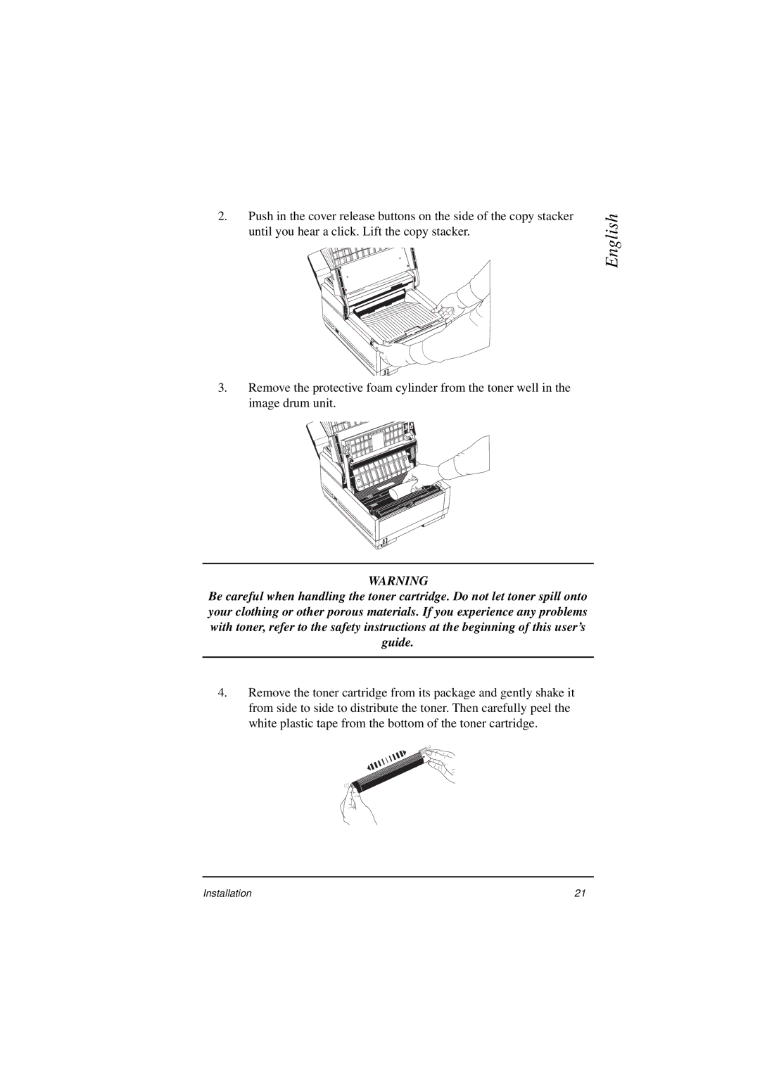 Oki 5400 manual English 