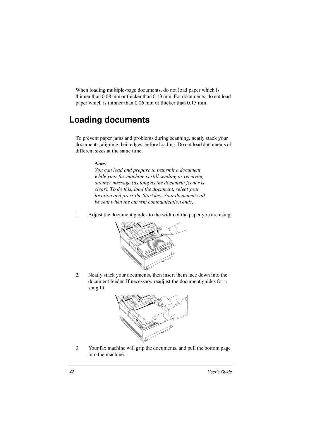 Oki 5400 manual Loading documents 